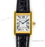(ER) Swiss Grade Copy Cartier Tank Solo W5200027 Yellow Gold Watch 31mm